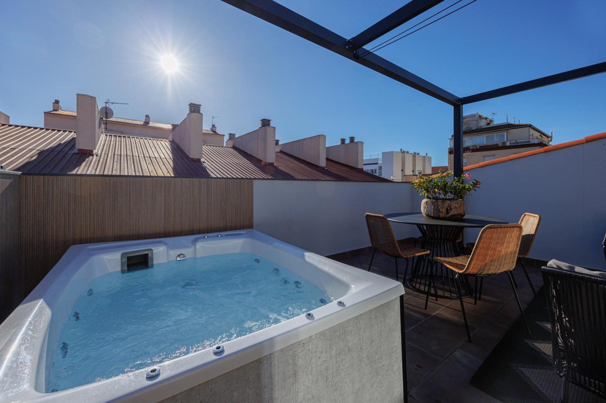 Atico Duplex Playa Area Barcelona Con Spa Exterior Монтгат Екстериор снимка